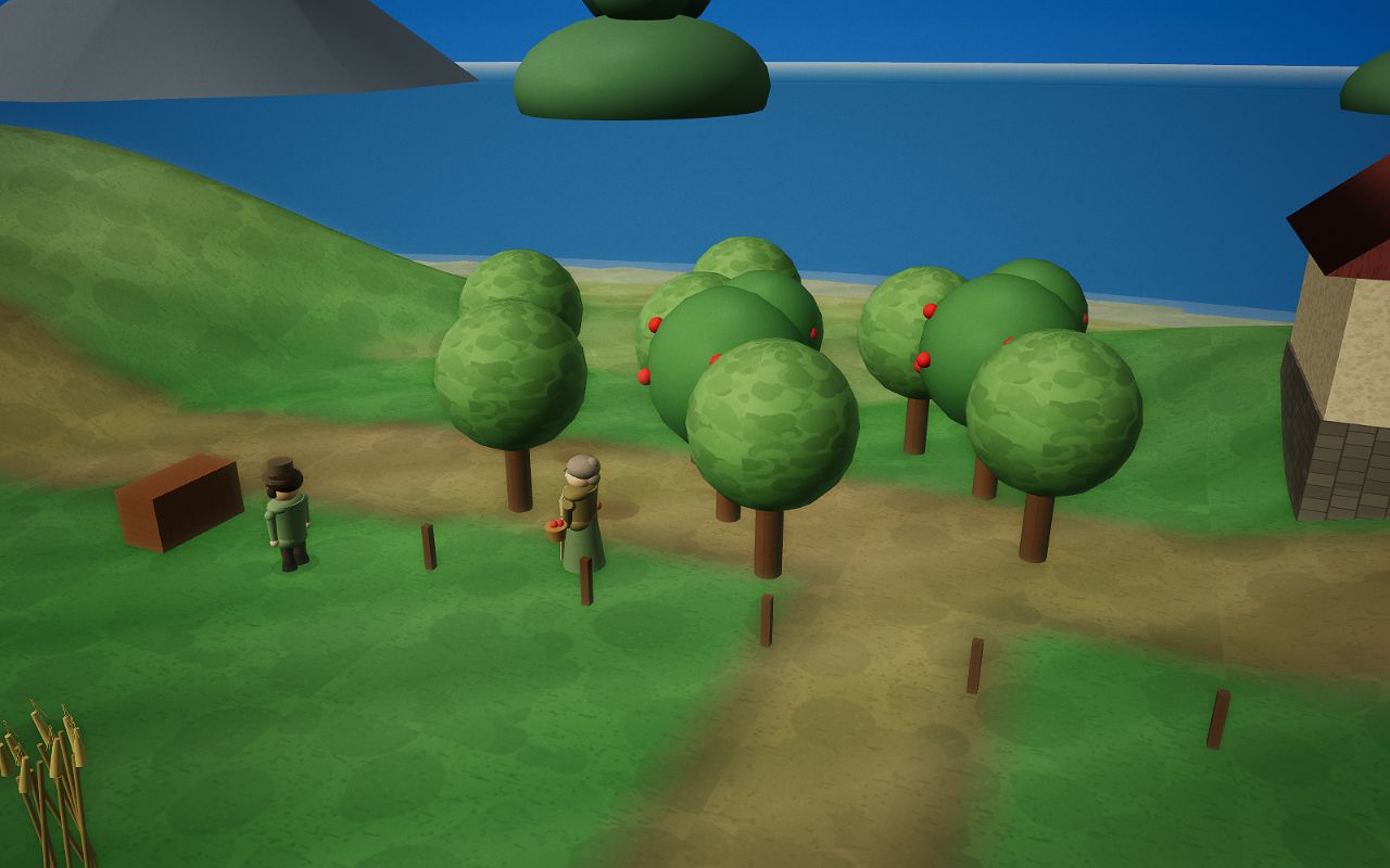 The apple orchard